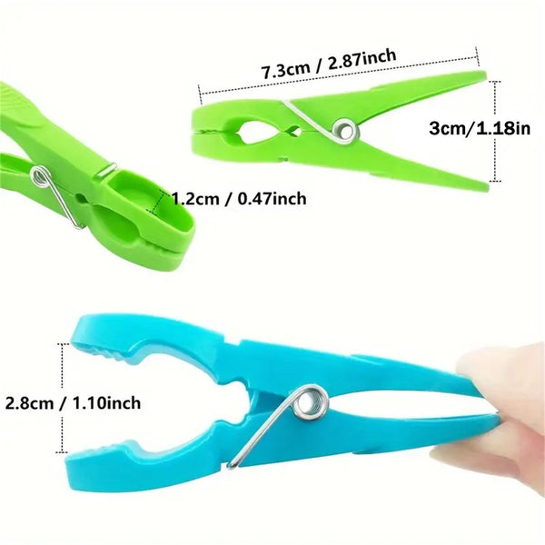 48PCS Colorful Plastic Clothespins Laundry Pegs Hanging Clips