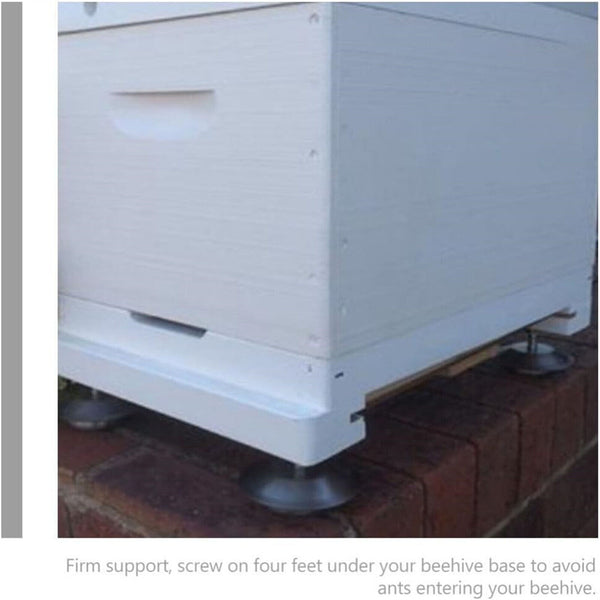 8x ant proof hive feet Stainless Steel hive stand hive legs ant-proof Bee tools
