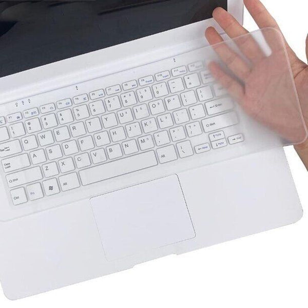 Transparent Silicone Laptop Keyboard Cover Universal Waterproof Dust Proof Clear