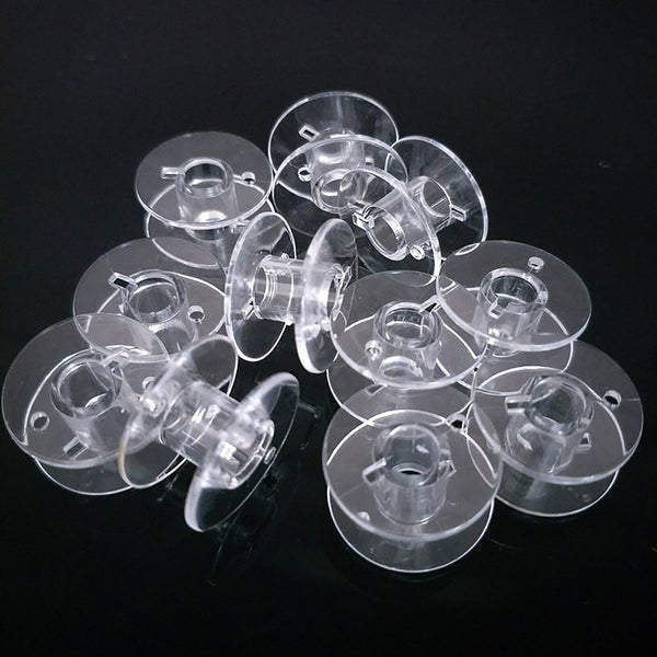 Plastic Empty Bobbins For Sewing Machine Janome Brother Elna Singer Bobbin