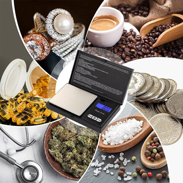 Electronic Pocket Mini Digital Gold Jewellery Weighing Scales 0.1 to1000 Gram AU