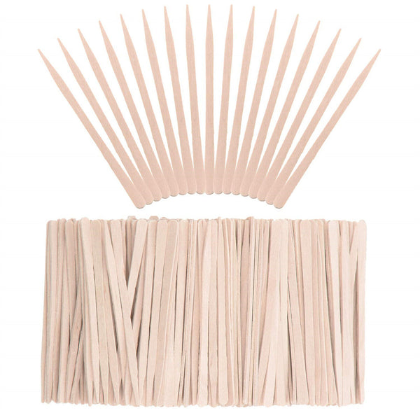100PCS Wooden Waxing Wax Spread Spatula Sticks Body Hair Removal Disposable girl
