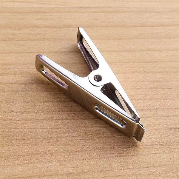 Clothes Clips Pegs Laundry Clothespins Pins Stainless Steel Hanging Hook