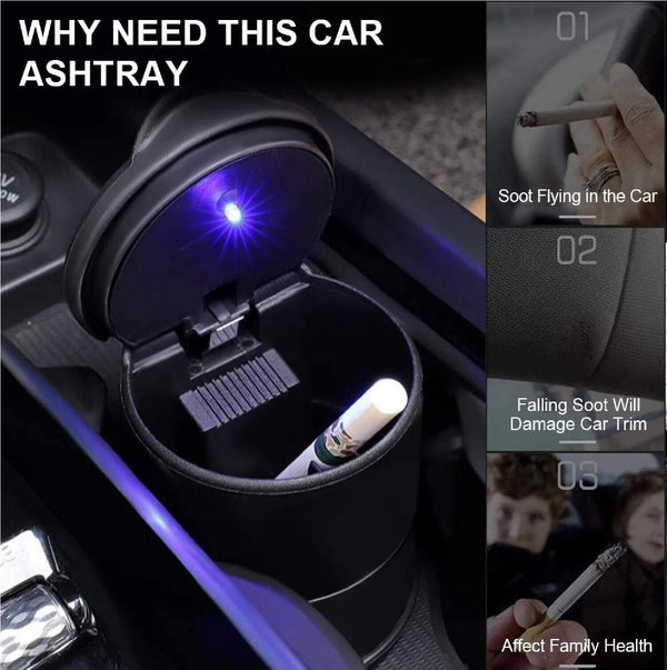 Portable Auto Car Ashtray Truck Cigarette Smoke Ashtray Ash Cylinder Holder AUS