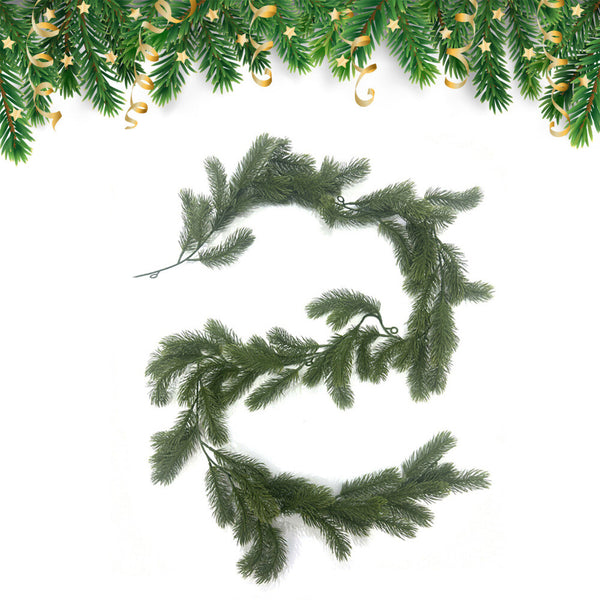 Christmas garland - 180cm artificial Norfolk pine garland