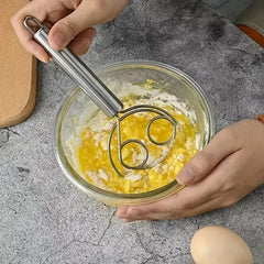 Stainless Steel Dough Whisk Tool Kitchen Manual Baking Flour Egg Mixer Eggbeater