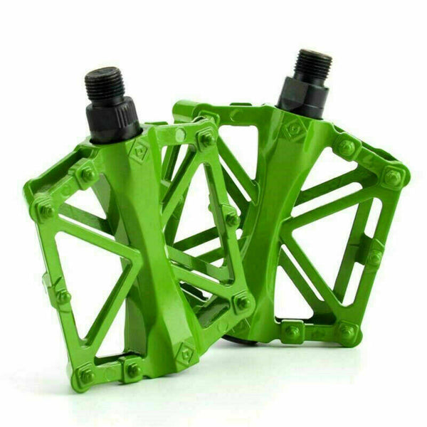 2Pairs Bike Pedals Alloy Mountain Road MTB Colored Bicycle Nonslip Cycling Pedal