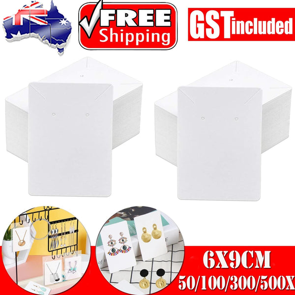 Jewellery Cardboard Display Cards Necklace Stud Earring Cards Display