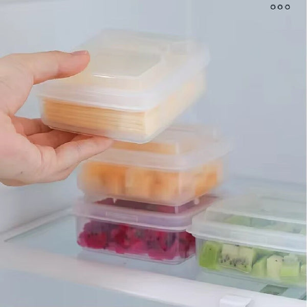 Cheese Slice Storage Box Fridge Food Container Butter Keeper Fresh Food Storage Set