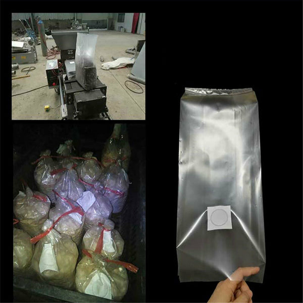 Mushroom Grow Bag Grains Spawn Substrate High Temp Pre Sealable 50x25cm