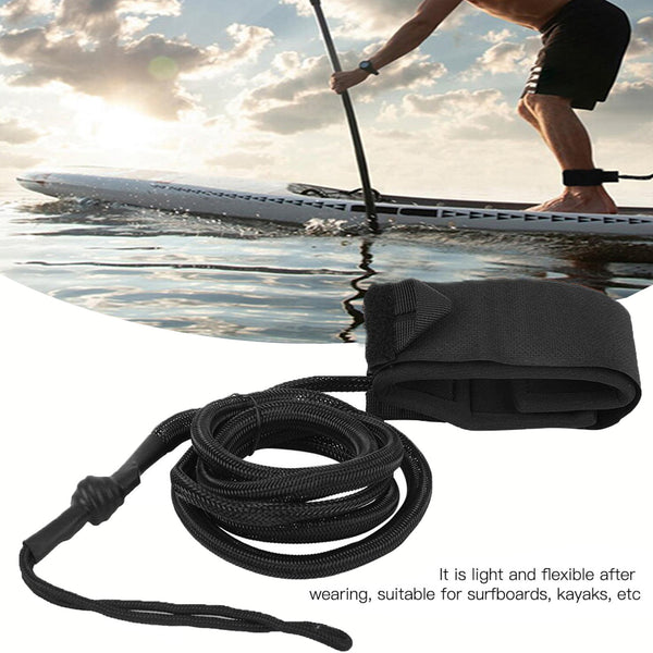 SUP Paddleboard Surfboard Coiled Leash Ankle Wrist Leg Rope Safety Leash 2.18M
