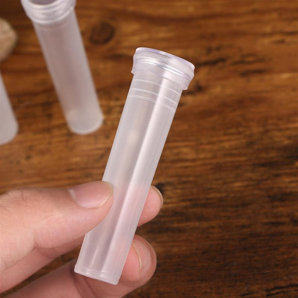 Plant Flower Tubes Plastic Nutrition Water Tube Vials Cap Decor Tubes