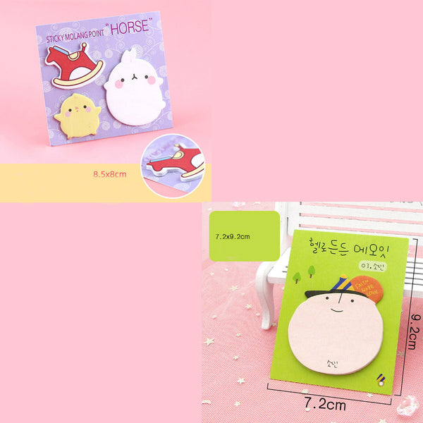 2sets Scrapbooking Writing Pads Memo Note Sticky Notes Diary Book Notepad Memo