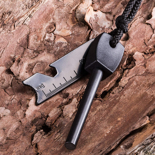 Magnesium Flint Rod Stone Fire Starter Lighter Emergency Survival Camping Hiking