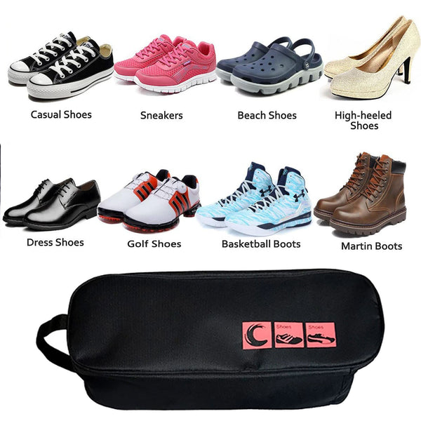 Waterproof Portable Shoe Bags Case Travel Sports Storage Tote View Window Bags