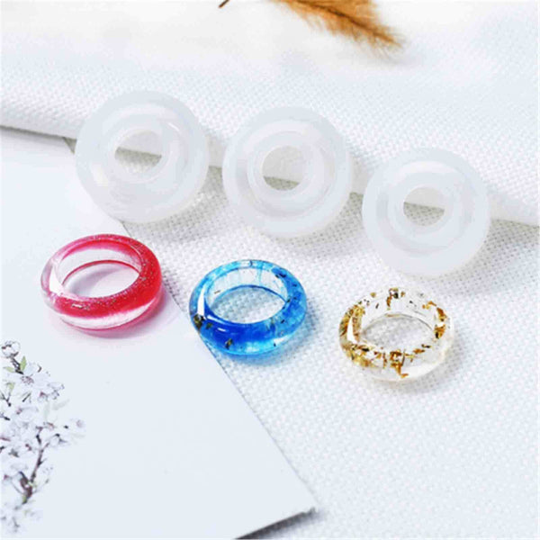 Ring Silicone Pendant Mold Jewellry Making Resin Mould Epoxy Casting Craft DIY A