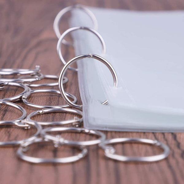 Hinged Rings Clips 25mm Binder Hinge Metal Scrapbooking Split Album AU