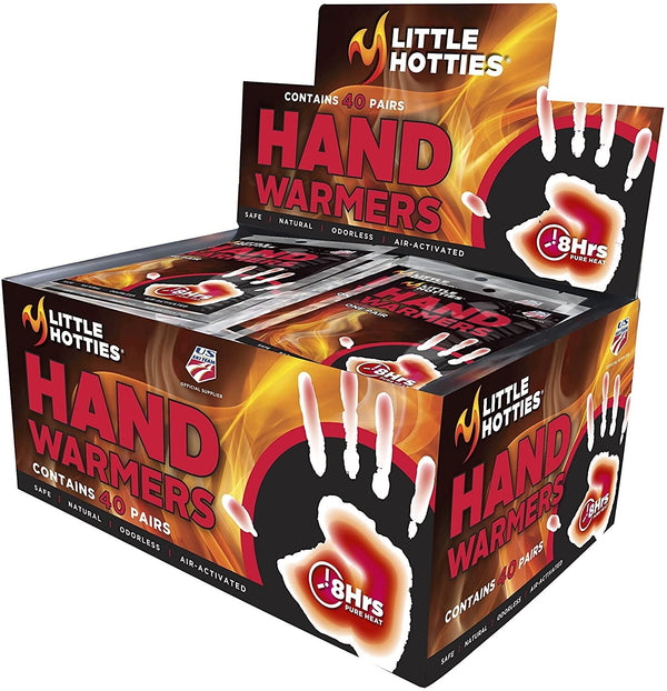Little HOTTIES 40 Pairs 80 Hand Warmers Heat Heater Snow Ski Warmer EXP 07/2029
