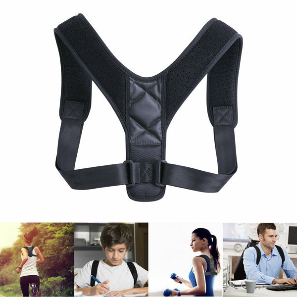 Posture Corrector Adjustable Back Shoulder Belt Support Body Brace Back Unisex