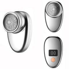 Mini Shave Electric Shaver Portable LCD Rechargeable Pocket Razor For Men