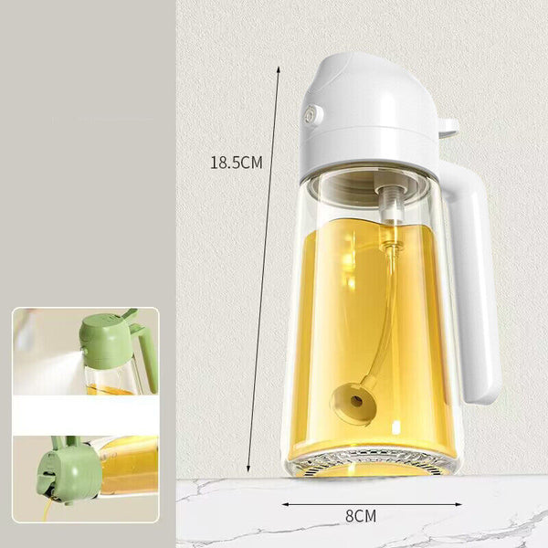 2PCS 2 In 1 Oil Sprayer Dispenser Cooking Baking BBQ Spray Bottle Kitchen Tool