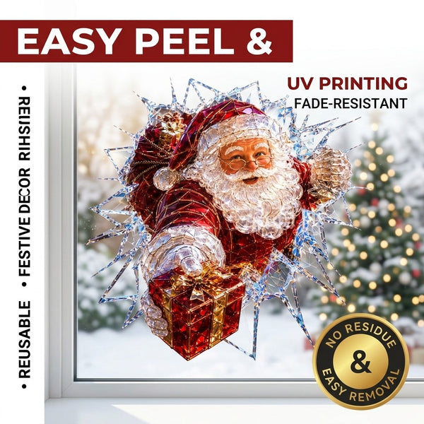 New Christmas Window Glass Sticker Decal Mural Home Decoration Wall Stickers