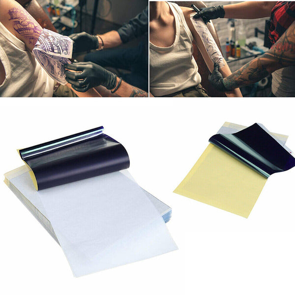 60X Tattoo Stencil Transfer Paper Spirit Thermal Carbon Tracing Copier Supplies