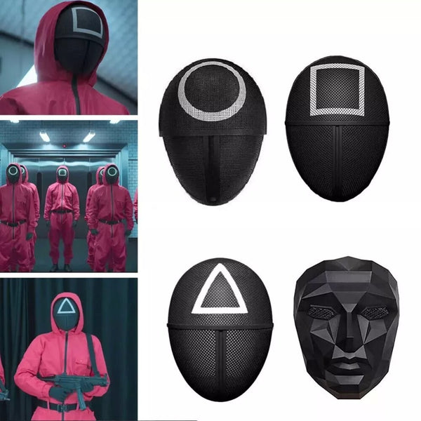 Halloween Mask Squid Game Mask 3 Pack Halloween Costume Accessory Cosplay Party