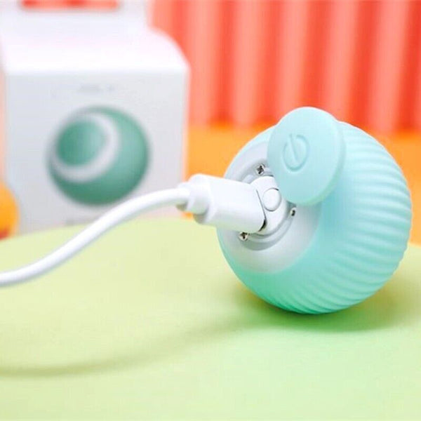 Automatic Rolling Ball Smart Electric Self-moving Pet Cat Dog Interactive Toy AU