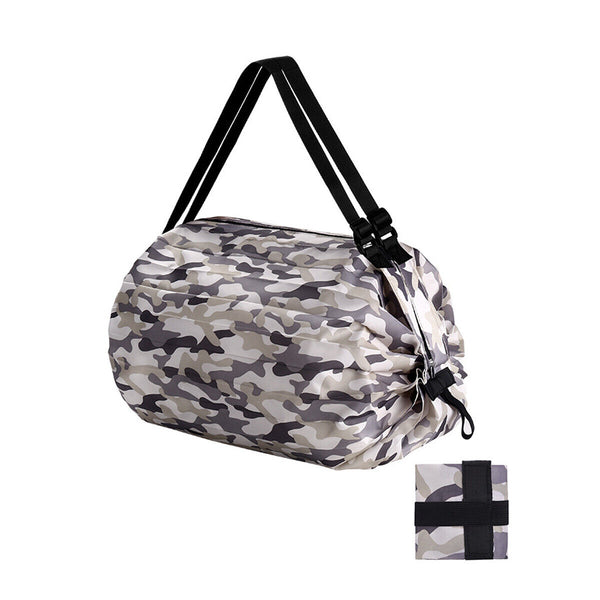 Large Foldable Reusable Shopping Bag Portable Travel Shoulder Grocery Tote Bag