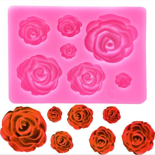 3D Silicone Flower Lace Fondant Mould Cake Border Decor Baking Mold Sugarcraft