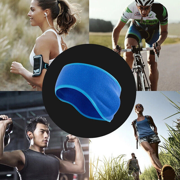 Outdoor Winter Fleece Ear Warmer – Sports Headband & Earmuff