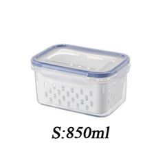 Fridge Storage Container with Removable Colander – BPA Free Fruit and Vegetable Keeper Box