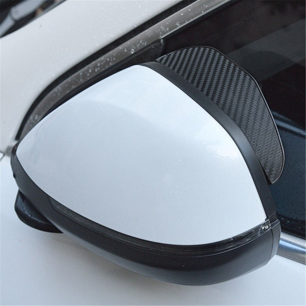 2X Car Rearview Mirror Rain Eyebrow Protector Rain Shield Sun Visor AccessorieAU
