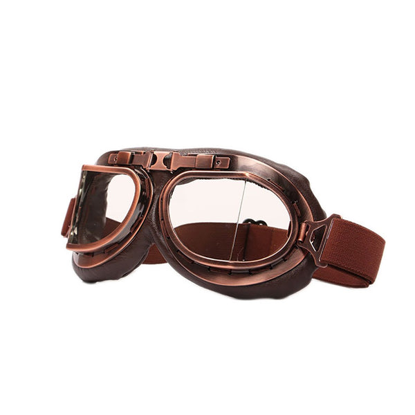 Aviator goggles strap detail