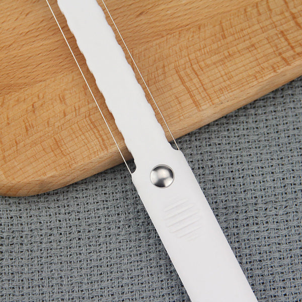 2PCS Cheese Butter Slicer Double Stainless Steel Wire Cutter Tool Plastic Handle