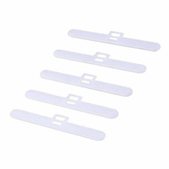60pcs Vertical Blind Top Hangers 100mm | Curtain Slat Double Hole Replacement Clips