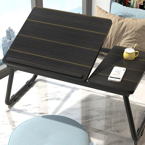 Small Bedside Table Multifunctional Foldable Desk Portable Folding Bedside Tray