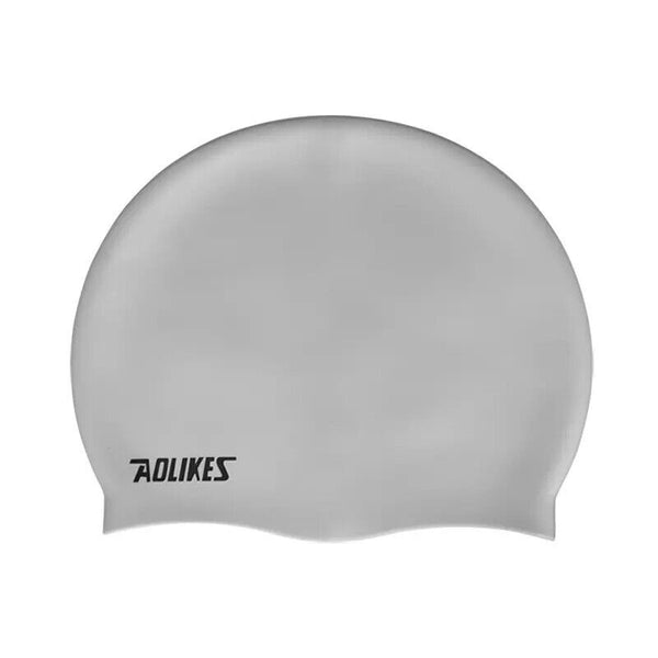 Swimming Cap Waterproof Silicone Swim Pool Hat For Adult Men Long Hair Women AU