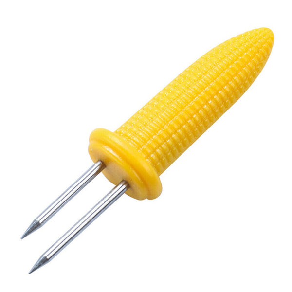 10 Barbecue Fork Skewers Kitchen Accessories Corn Cob Holders  Fruit Holder BBQ