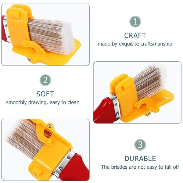 Paint Edge Roller Kit Handheld Paint Brush Tool W/Hook For Edges & Trim Ceiling