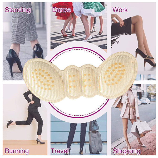 2 Pairs Heel Insole Heel Protectors Heel Pads Shoe Liner Shoe Inserts Heel Grip