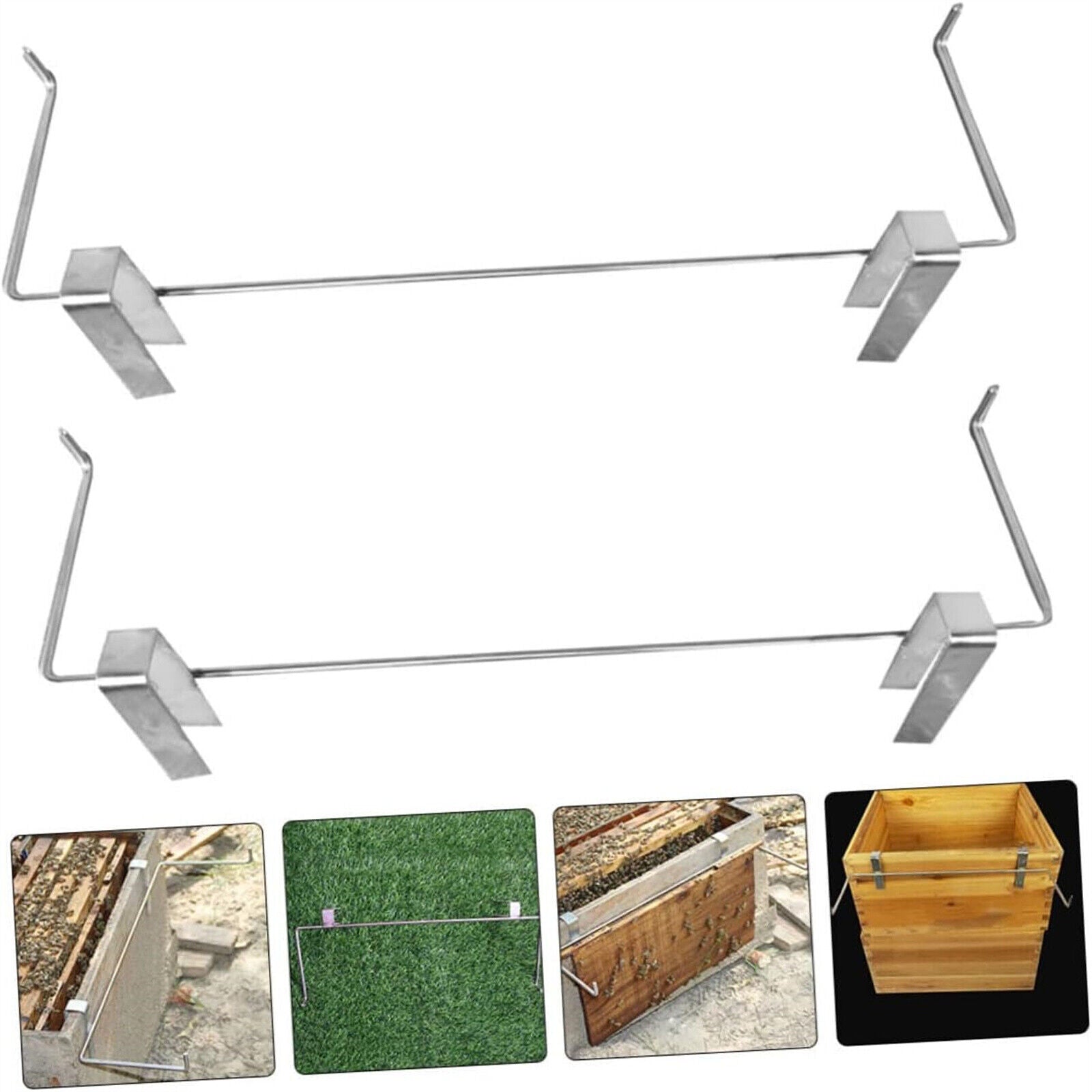 Bee Frame Storage Rack Stainless Steel Beekeeping Rack Beehive Frame Holder Bee Hive No Rust