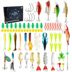 Fishing Advent Calendar 2026 – 24 Day Lure & Tackle Set, Christmas Gift for Men