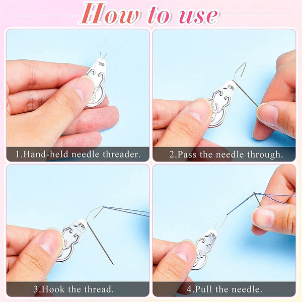 100PCS Needle Threaders Threading Hand Threading Small Sewing Tools DIY AUS