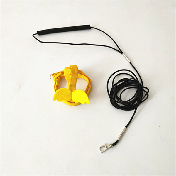 Adjustable Pet Parrot Bird Harness Lead Leash Flying Training Rope Cockatiel syd