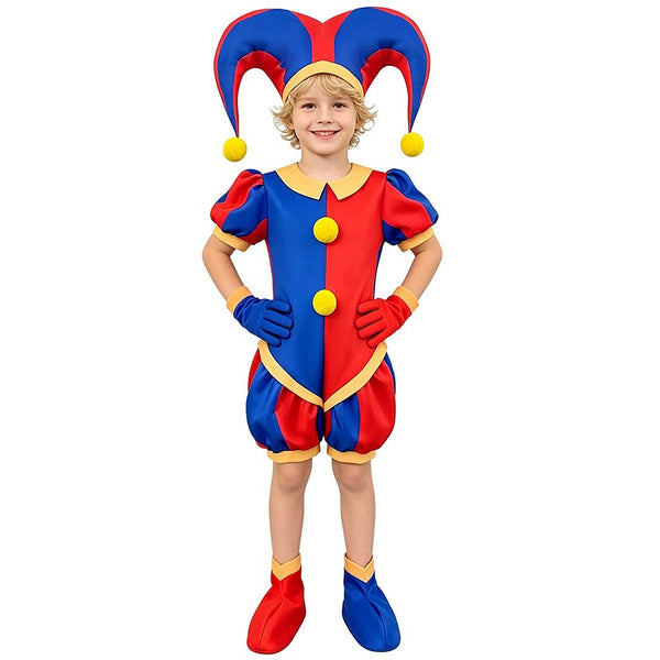 Jester costume leg detail