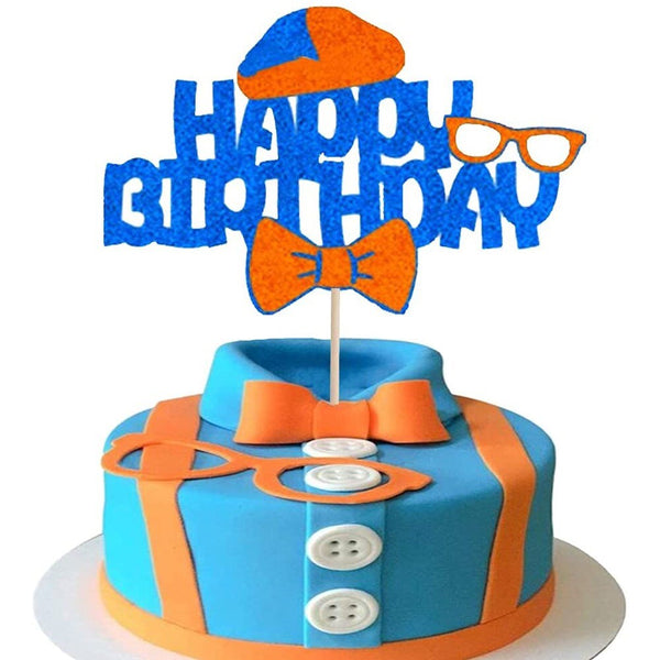 Blippi Party Supplies Tableware Kids Birthday Banner Topper Balloon Plate Bag