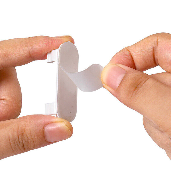 10X Plastic Cable Management Clip And Suitable For Home Office Organization  A