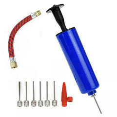 Football Pump Hand Pump With Inflating Needle Adaptor Pump Ball Sports